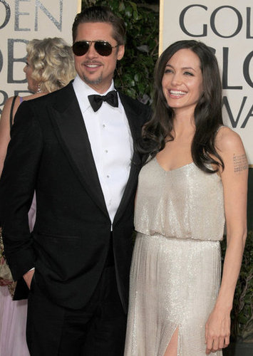 Brad Pitt wore aviator sunglasses on the red carpet during the January 2009 Golden Globes.
Brad Pitt wore aviator sunglasses on the red carpet during the January 2009 Golden Globes.
