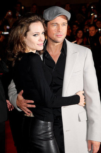 Angelina Jolie and Brad Pitt stepped out together for the London premiere of Beowulf in November 2007.
Angelina Jolie and Brad Pitt stepped out together for the London premiere of Beowulf in November 2007.