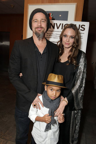 Maddox Jolie-Pitt accompanied his famous parents to the December 2009 LA screening of Matt Damon's Invictus.
Maddox Jolie-Pitt accompanied his famous parents to the December 2009 LA screening of Matt Damon's Invictus.