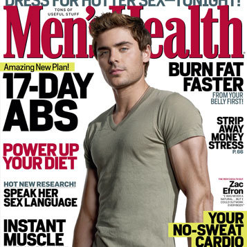 Zac Efron Pictures in Men's Health May 2012