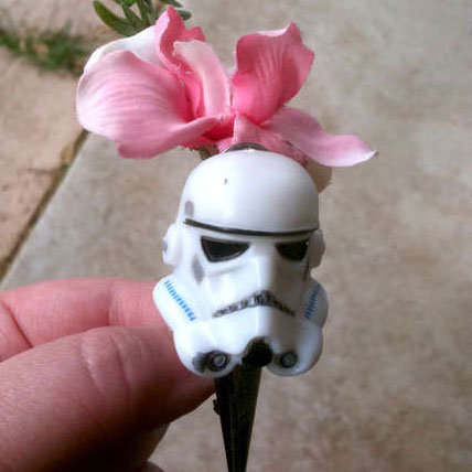 Star Wars Wedding Stormtrooper Boutonniere