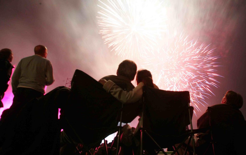 This pair enjoyed the fireworks at Glastonbury Abbey Musical Extravaganza in England.
This pair enjoyed the fireworks at Glastonbury Abbey Musical Extravaganza in England.