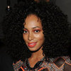 Solange Knowles Wearing Tangerine Lipstick