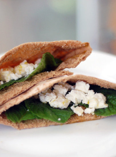 Mint and Feta Pita Pocket Mint and Feta Pita Pocket
