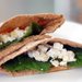 Pita Bread With Mint and Feta Cheese