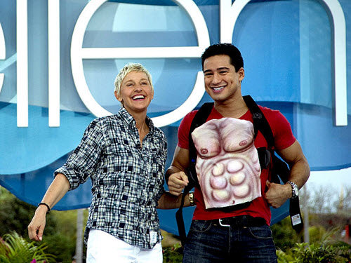 Mario Lopez's Six-Pack Baby Bjorn Mario Lopez's Six-Pack Baby Bjorn