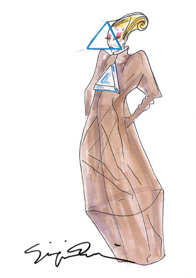 Lady Gaga Armani Tour Costumes