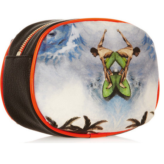 Stella McCartney Hawaiian-print canvas and faux leather case, approx $245