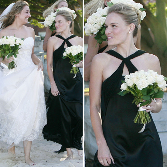 Going for a basic black bridesmaid's look? Get inspired by Kate Bosworth on CelebStyle.
Going for a basic black bridesmaid's look? Get inspired by Kate Bosworth on CelebStyle.