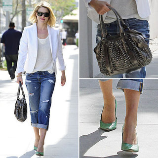 Ali Larter White Blazer April 2012