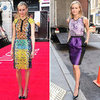 Taylor Schilling's The Lucky One Promotion Outfits