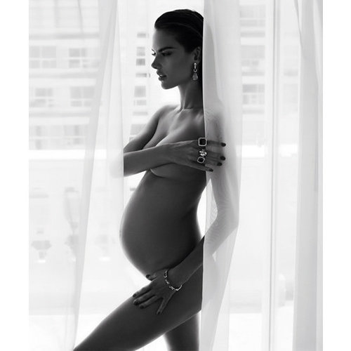 Pictures of Alessandria Ambrosio Nude and Pregnant for Brazilian Jewellery Brand Vivara: See Her Naked Baby Bump!