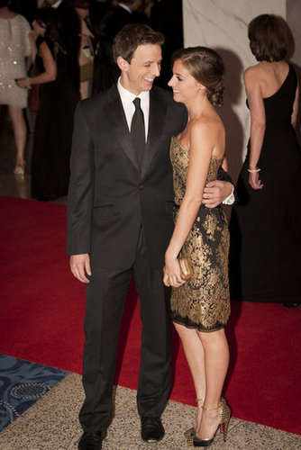 Seth Meyers and Alexi Ashe Seth Meyers and Alexi Ashe