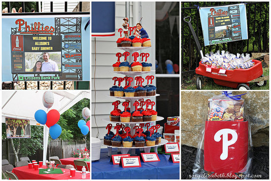 A Philadelphia Phillies-Themed Shower A Philadelphia Phillies-Themed Shower