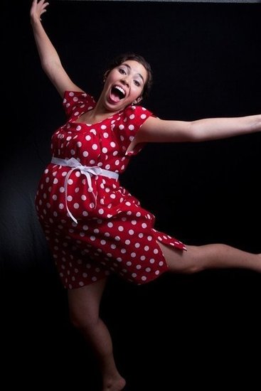 Polka Dot Delivery Gown ($65) Polka Dot Delivery Gown ($65)