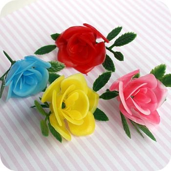Bake It Pretty Rose Pick Cupcake Toppers ($3 For 12)