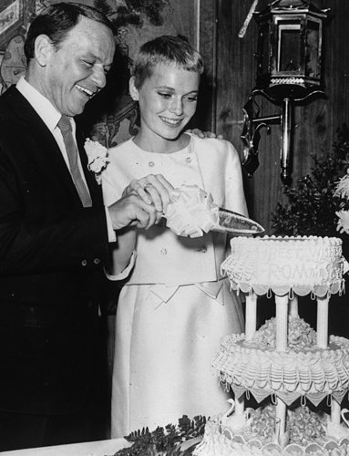 Frank Sinatra and Mia Farrow