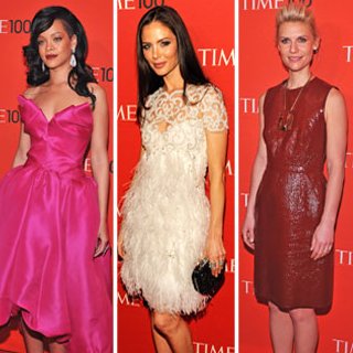 Rihanna and Claire Danes at Time 100 Gala 2012