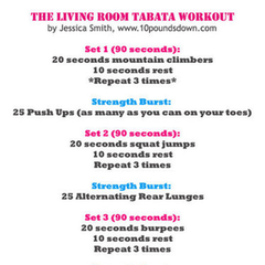 At-Home Tabata Workout At-Home Tabata Workout