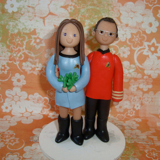 Star Trek Wedding Cake Toppers
