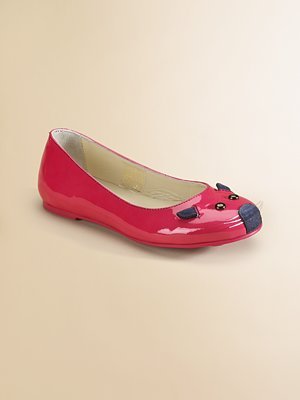 Little Marc Jacobs Patent Leather Mouse Marie Ballet Flats ($138-162)