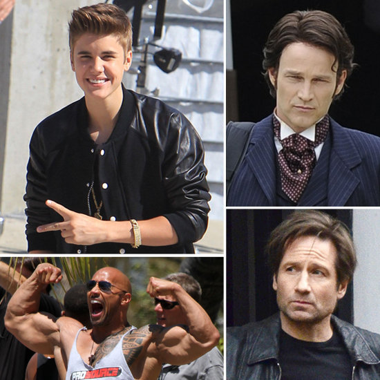 Justin Bieber, David Duchovny, and More Stars on Set! Justin Bieber, David Duchovny, and More Stars on Set!