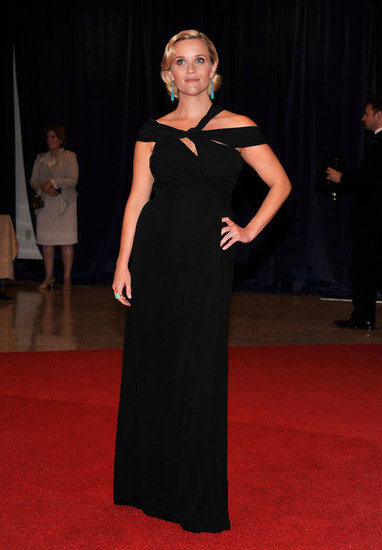 Reese Witherspoon was glowing with her baby bump at the White House Correspondant's Dinner.
Reese Witherspoon was glowing with her baby bump at the White House Correspondant's Dinner.