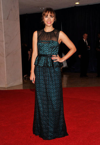 Rashida Jones looked glamorous in teal.
Rashida Jones looked glamorous in teal.