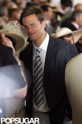 Tom Brady was on hand in 2008 to watch the horse races.
Tom Brady was on hand in 2008 to watch the horse races.