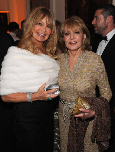 Goldie Hawn and Barbara Walters smiled for the camera at the White House Correspondant's Dinner.
Goldie Hawn and Barbara Walters smiled for the camera at the White House Correspondant's Dinner.