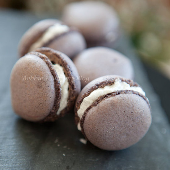 lavender macarons