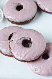 gluten free baked chocolate donuts