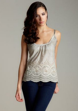 In a neutral gray hue, this scoopneck eyelet cami makes the perfect airy Summer basic.
Buffalo Florah Eyelet Cami ($25)
In a neutral gray hue, this scoopneck eyelet cami makes the perfect airy Summer basic.
Buffalo Florah Eyelet Cami ($25)