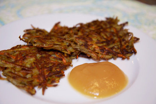 Carrot Rosemary Potato Latkes Carrot Rosemary Potato Latkes