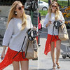 Whitney Port Asymmetrical Skirt May 2012