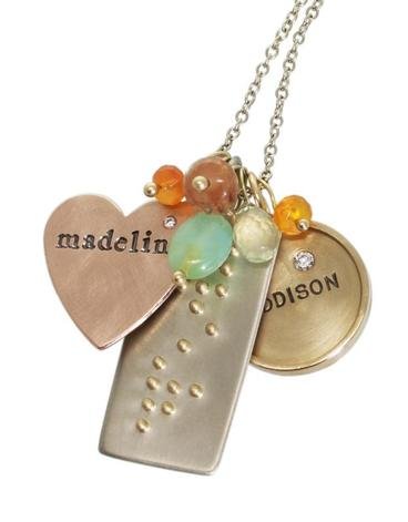 Heather Moore Heart, ID Tag & Round Necklace
