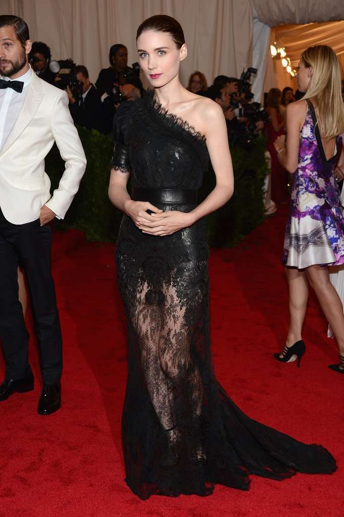 Rooney Mara Wears Dramatic Givenchy to the Met Gala Rooney Mara Wears Dramatic Givenchy to the Met Gala
