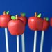 An Apple a Day Cake Pops
