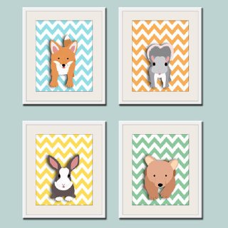 Chevron Nursery Finds