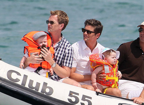 Neil Patrick Harris and David Burtka took twins Gideon and Harper on a boat ride off the coast of St. Tropez in August 2011.
Neil Patrick Harris and David Burtka took twins Gideon and Harper on a boat ride off the coast of St. Tropez in August 2011.
