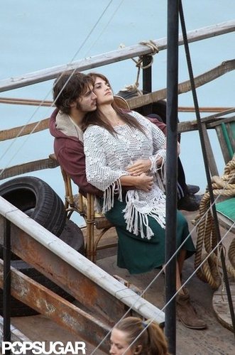 Penelope Cruz and Emile Hirsch took filming for Venuto al Mondo to an old ship in Rome in October 2011.
Penelope Cruz and Emile Hirsch took filming for Venuto al Mondo to an old ship in Rome in October 2011.