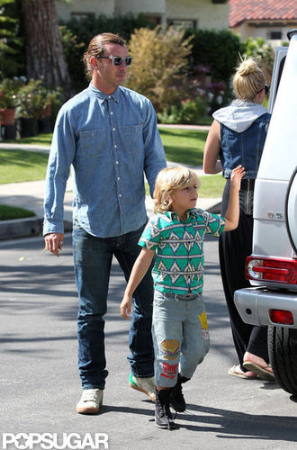 Gavin Rossdale and Kingston wore jeans on Mother's Day.
Gavin Rossdale and Kingston wore jeans on Mother's Day.