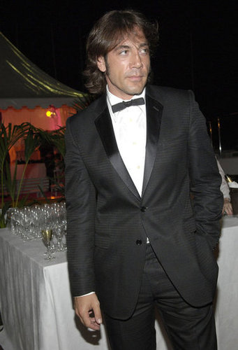 Javier Bardem went black tie on a boat in Cannes in May 2005.
Javier Bardem went black tie on a boat in Cannes in May 2005.