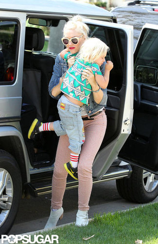 Gwen Stefani with her family on Mother's Day.
Gwen Stefani with her family on Mother's Day.