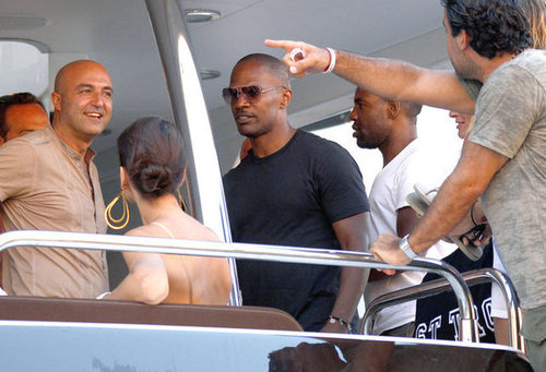 Jamie Foxx hit the high seas on a yacht in St. Tropez with friends in July 2011.
Jamie Foxx hit the high seas on a yacht in St. Tropez with friends in July 2011.