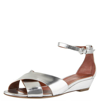 Add a flash of metallic to your casual or event wear with this ultraversatile pair.
Marc by Marc Jacobs Low-Wedge Ankle-Wrap Sandal ($260)
Add a flash of metallic to your casual or event wear with this ultraversatile pair.
Marc by Marc Jacobs Low-Wedge Ankle-Wrap Sandal ($260)