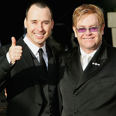Elton John and David Furnish Show Their Pride