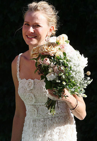Naomi Watts Arrives in White