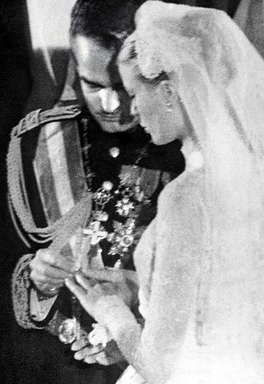 Prince Rainier III of Monaco and Grace Kelly Exchange Rings
