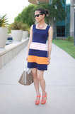 Orange & Pink Stripes